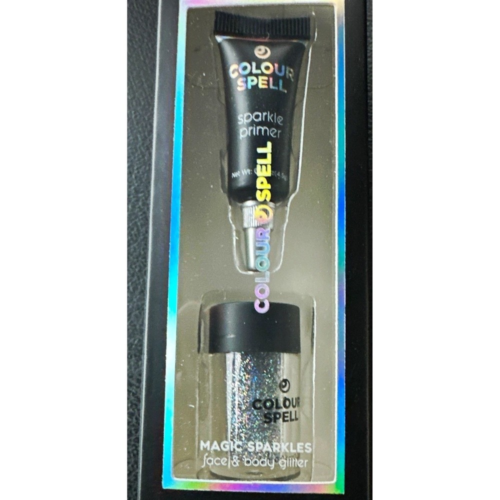 Colour Spell Magic Sparkles Silver Face & Body Glitter w/ Sparkle Primer